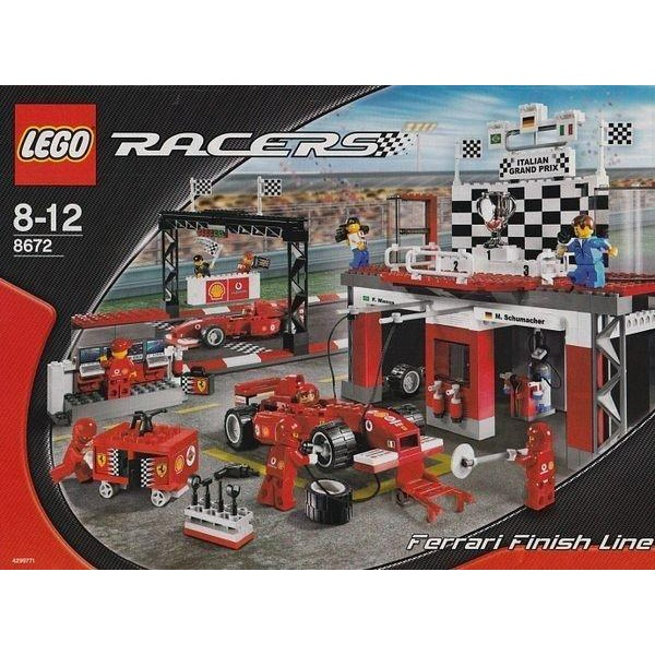 【樂高資本】LEGO 樂高 8672 法拉利 F1維修站 全新未拆 盒況如圖