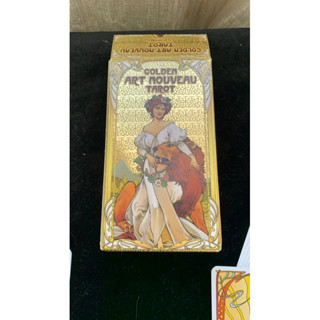 韋特塔羅牌卡金色藝術Golden Art Nouveau Tarot進口正版Giuliano F. Massaglia