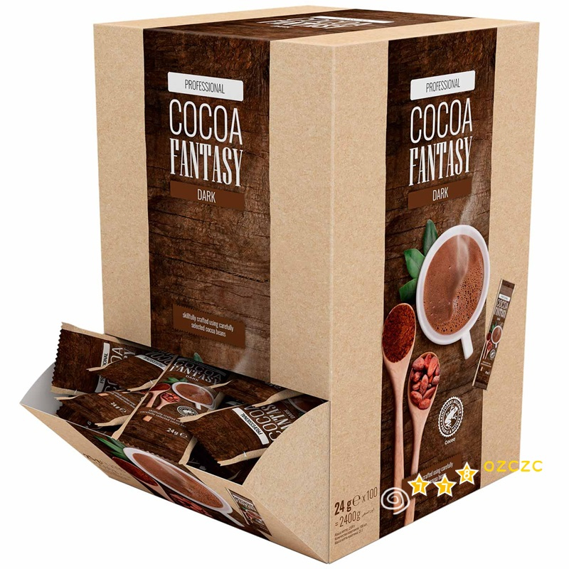 德國現貨✈Cocoa Fantasy 30% 濃醇 巧克力 可可粉 24g 隨身包 10小包