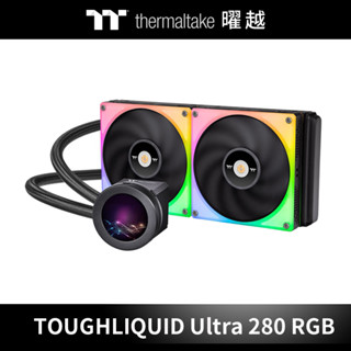 曜越 鋼影TOUGHLIQUID Ultra 280 RGB一體式水冷散熱器 CL-W371-PL14SW-A