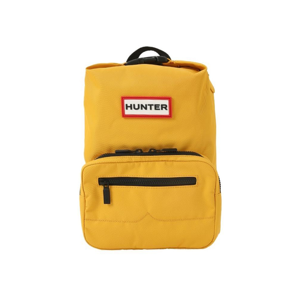 英國品牌【全新未拆】HUNTER 上開扣迷你尼龍後背包-黃色 100%正品