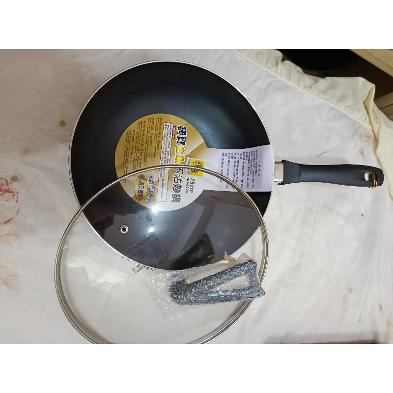 鍋寶金鑽不沾炒鍋含蓋28cm NS-8028 不沾鍋不沾炒鍋 鍋寶炒鍋及鍋蓋 降價