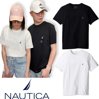 現貨 NAUTICA 風帆 男裝 純棉 短袖 素T 刺繡小LOGO上衣 黑色 / 深藍色 / 白色