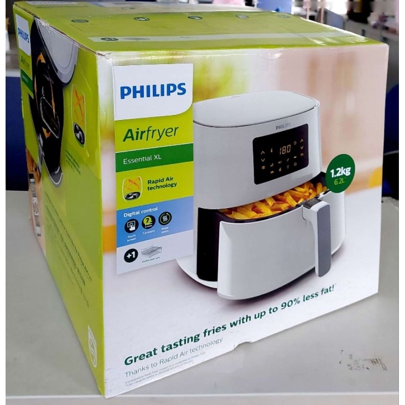 飛利浦 氣炸鍋 全新未使用 PHILIPS HD9270 數位大白健康氣炸鍋 5人份 6.3L PHILIPS 氣炸鍋