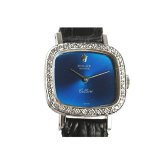 Rolex勞力士徹利尼18K白金女用腕錶