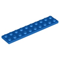 正版樂高LEGO零件(全新)-3832 2 x 10 藍色