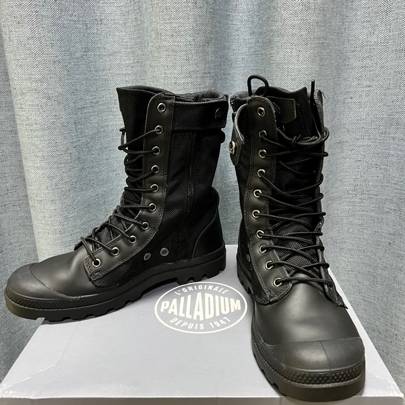 27cm 自售僅試穿Palladium Pampa Tactical 高筒輕量軍靴 防撥水長靴