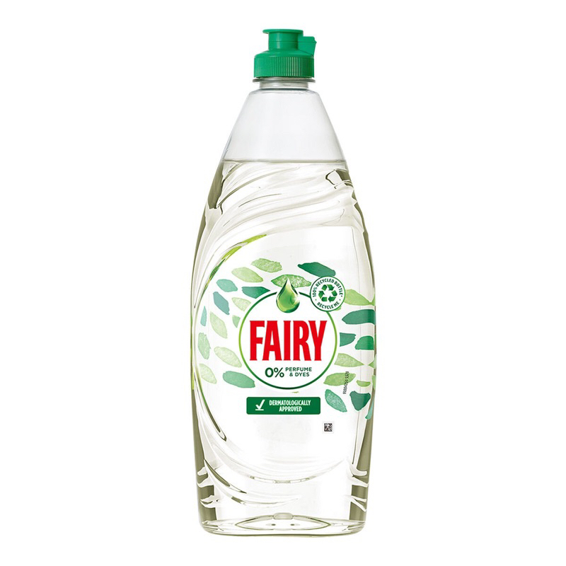 單瓶 Fairy高效純淨洗潔精 洗碗精 625毫升 零添加色素 零添加香精 深層去除油污 洗滌餐具及廚房用具#fairy