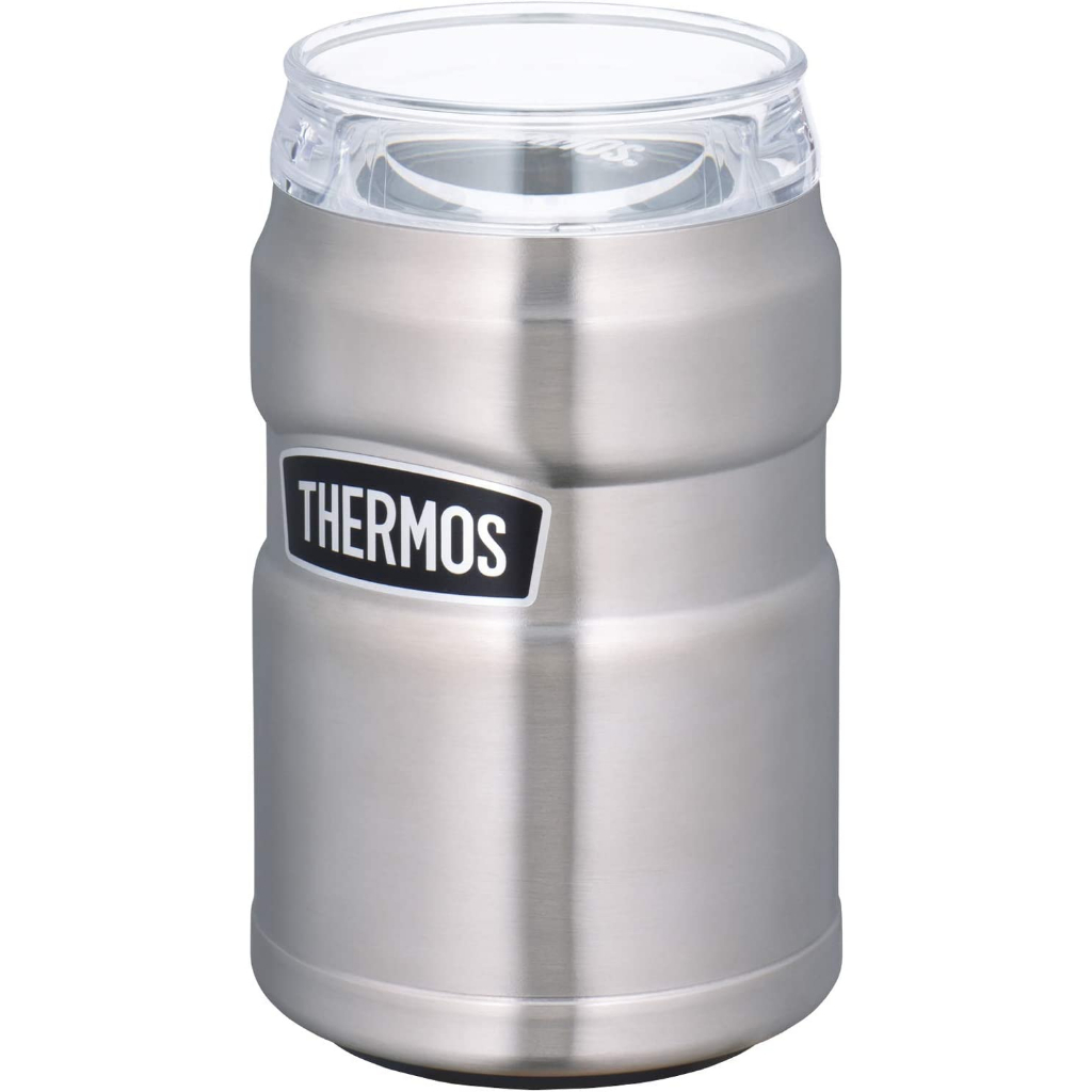 [現貨]日本 膳魔師 THERMOS 不銹鋼易開罐真空保溫 保冰杯 泡茶杯 兩用  ROD-0021 350ml