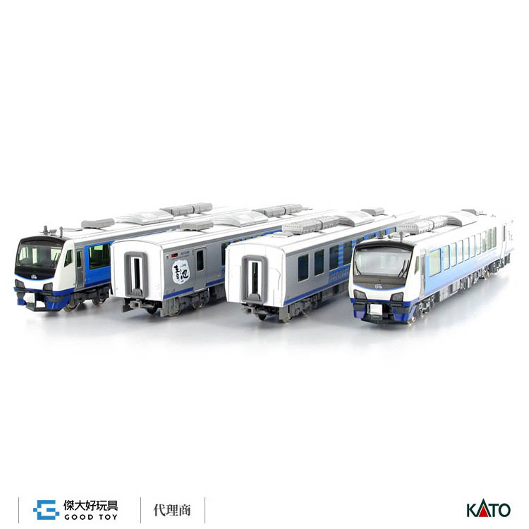 KATO 10-1367 混合動力柴油客車 HB-E300系 「Resort 白神號列車」(青池編成) (4輛)