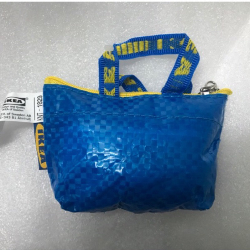 現貨 IKEA宜家MINI編織袋 拉鍊零錢包 小提袋