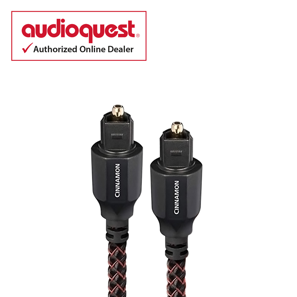 AudioQuest | Cinnamon 光纖音訊線 (內附3.5mm轉接頭）