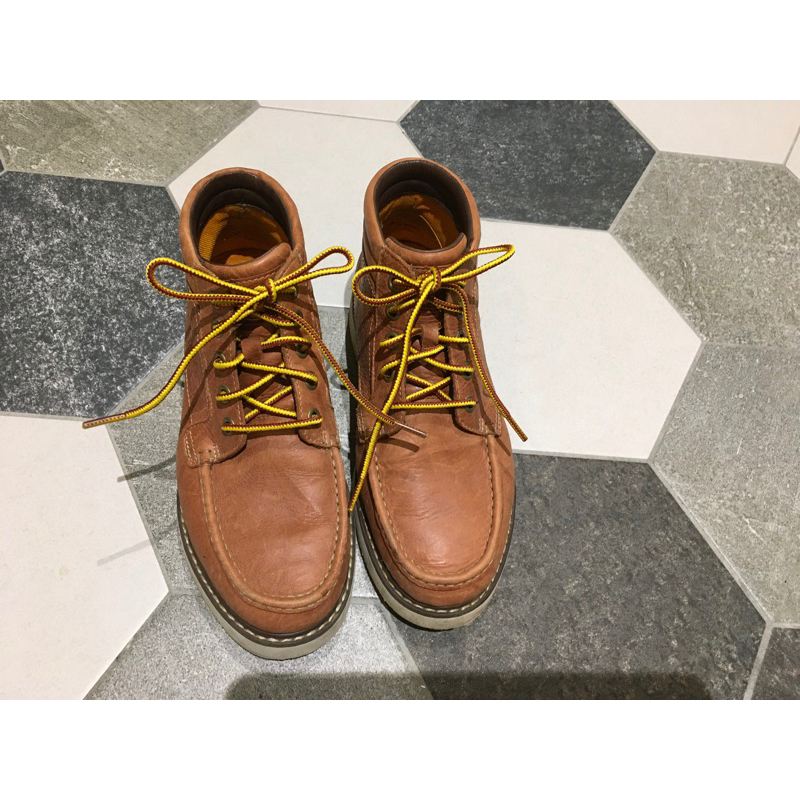 【Timberland】男款小麥黃經典防水短靴