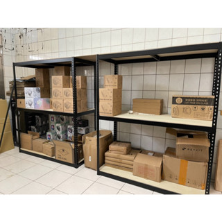 【高荷重三層角鋼架 附木板 含稅價 臺灣製】魚缸架 傢俱架 工業風 置物架 高荷重 DIY組裝 免螺絲 開立電子發票