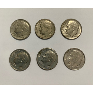 美金10分1967-1999年份6個一起賣
