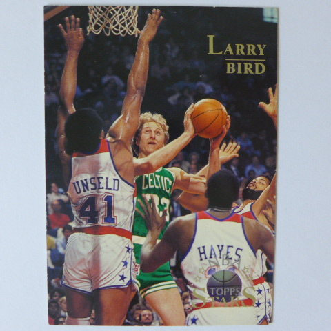 ~ Larry Bird ~名人堂/大鳥柏德 1996年Topps Stars.NBA籃球卡