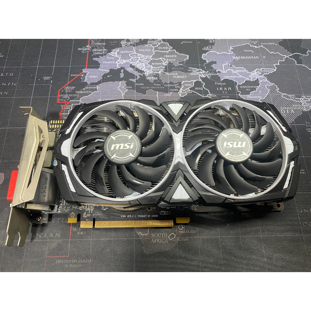 MSI 微星 Radeon RX570 ARMOR 4G OC 二手顯卡