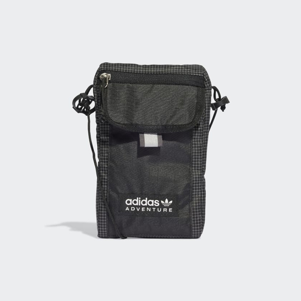 ADIDAS 隨身包 小包 手機包 FLAP BAG S 男女款 中性款 IB9366 黑色