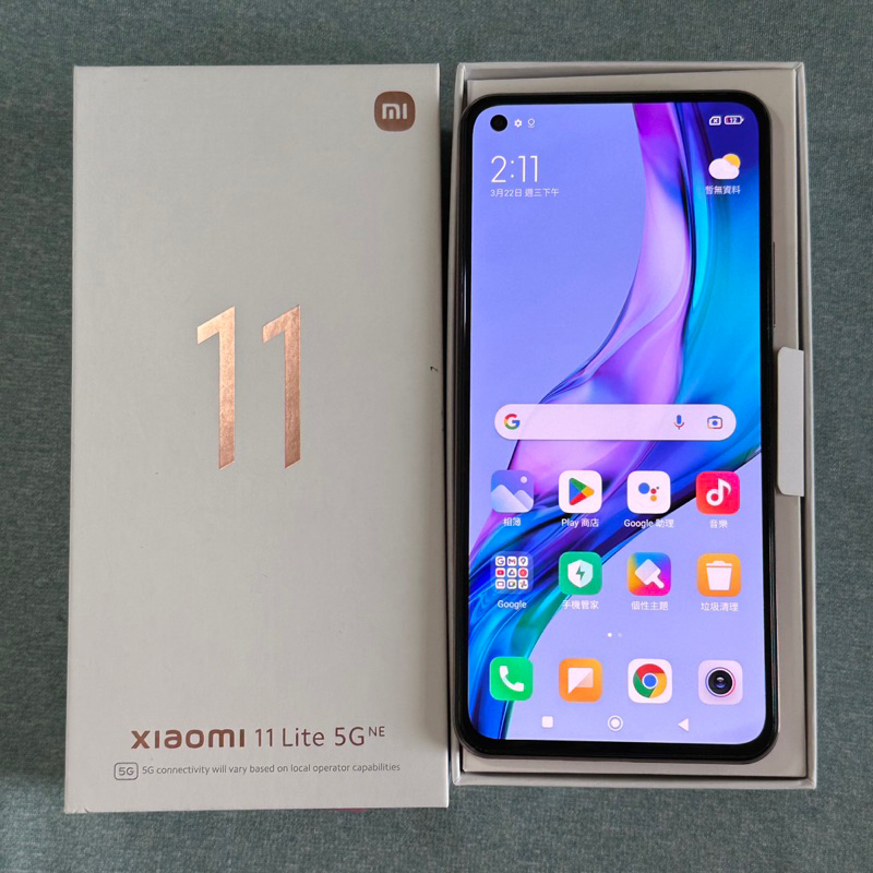 小米 Xiaomi 11 Lite 5G 128G 粉 95新 無傷 功能正常 二手 6.55吋 雙卡雙待 11lite