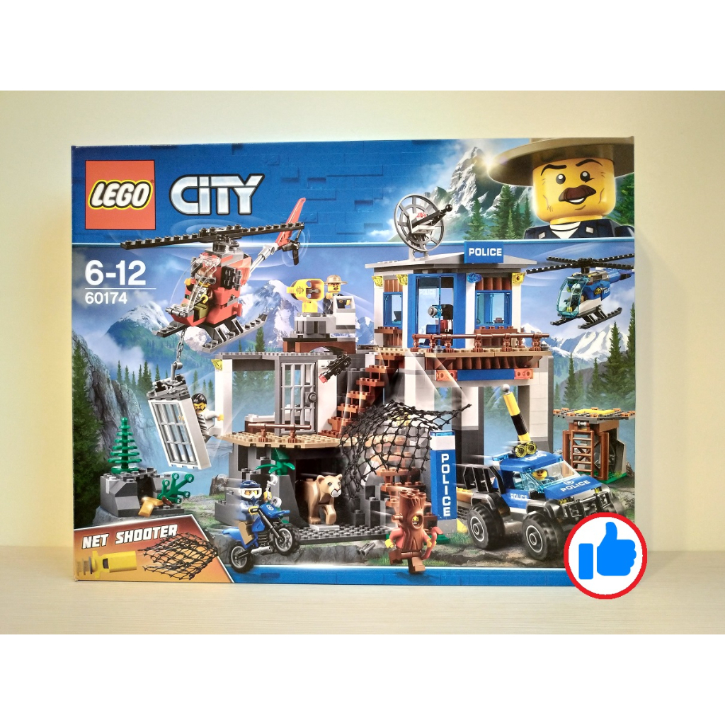 LEGO 60174 City山區警察總部 (絕版品,已組,有盒,配件齊全) 銷售不含整理盒
