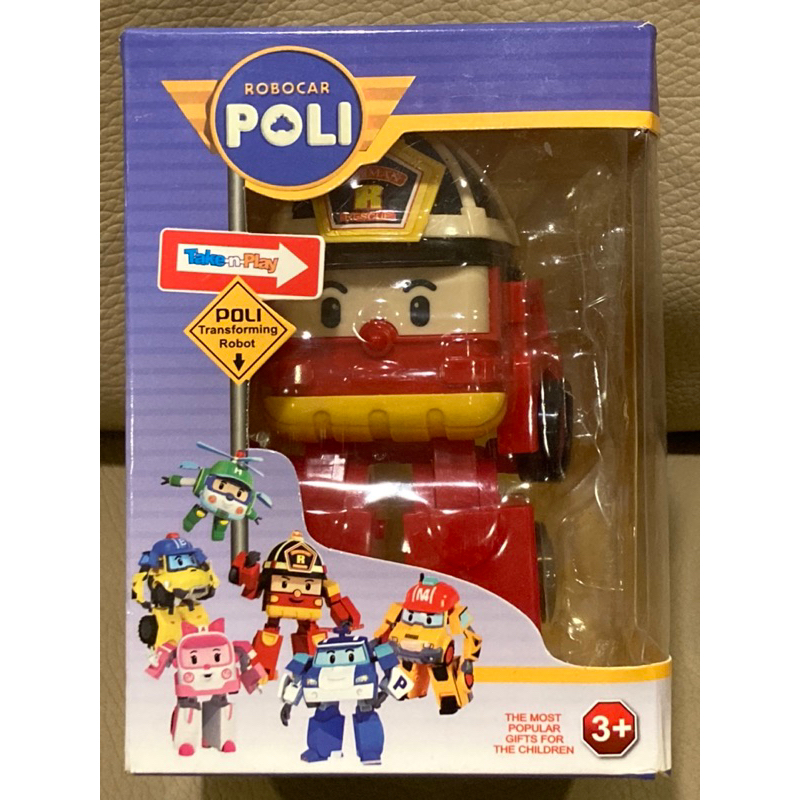 POLI波利變型機器人 波利變型車 波利玩具車-羅伊