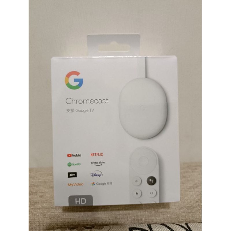 免運Google Chromecast 支援Google TV HD 智慧電視盒電視棒