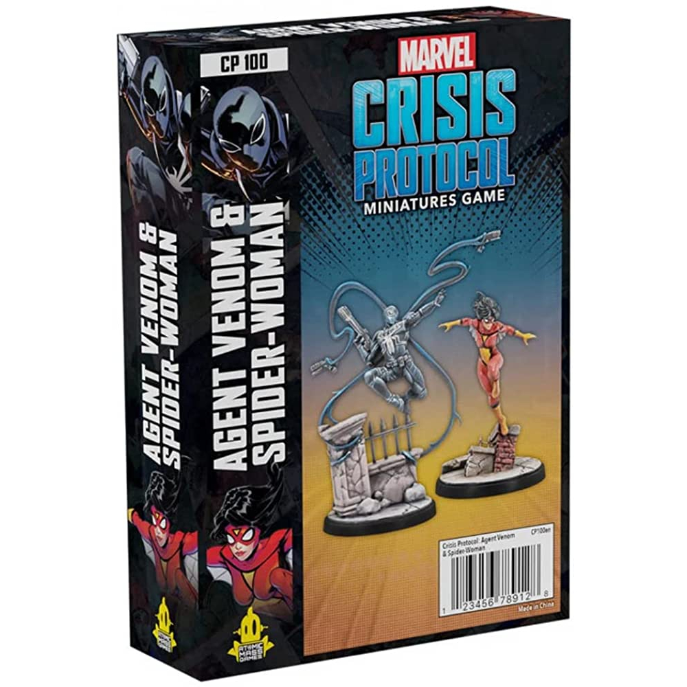 【GoKids】漫威危機協議擴充: 猛毒特工和蜘蛛女 英文版 Marvel Crisis Protocol Agent