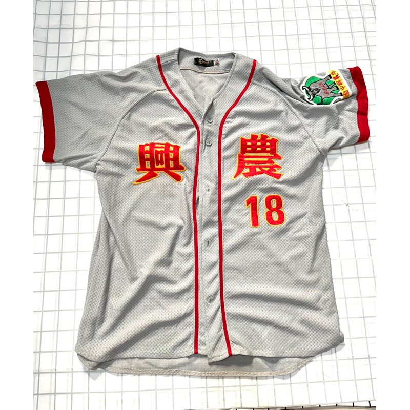 中華職棒CPBL 興農牛 球迷版 電繡球衣 興農牛18號蔡仲南棒球服蔡阿甘