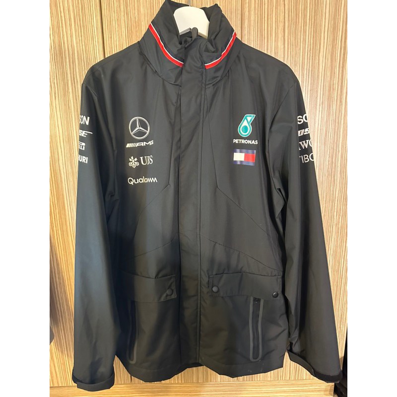 F1 MercedesBenz車隊機能防潑水風衣外套