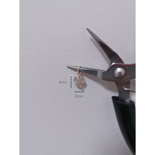 【Pony手作】14k鍍金 四葉草吊墜 四葉草幸運吊墜 水晶手鏈 水晶配件 手工材料 手工配件