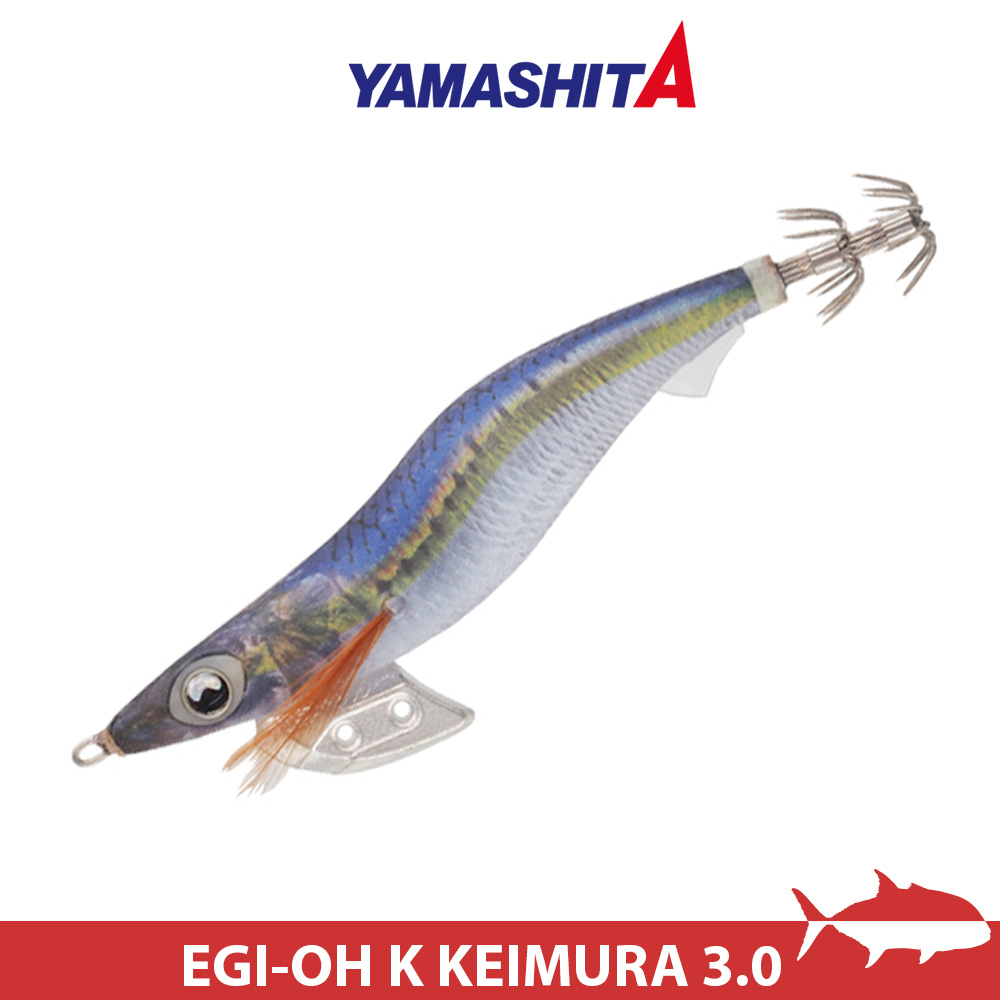 【搏漁所釣具】YAMASHITA 3吋 王K木蝦 EGI-OH K Keimura 螢光系列 花枝 軟絲 魷魚