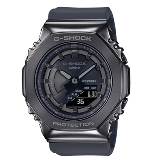 CASIO卡西歐 G-SHOCK 韓國女團 ITZY 黑灰 金屬錶殼 八角形錶殼 GM-S2100B-8A_40.4mm