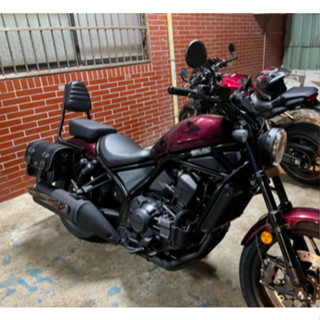 Rebel 1100T DCT可調式後靠背 適用於本田叛逆者1100改裝後箱支架 rebel500S重機裝備扶手型後貨架