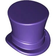 【樂高大補帖】LEGO 樂高 深紫色 紳士帽【6265728/27149/60234】