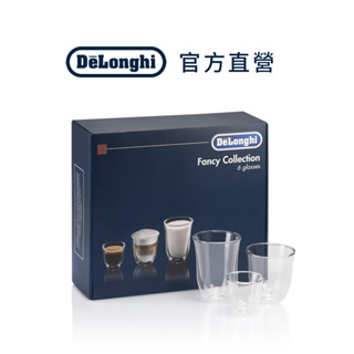 【DeLonghi】雙層玻璃杯組 3 尺寸 (6入)