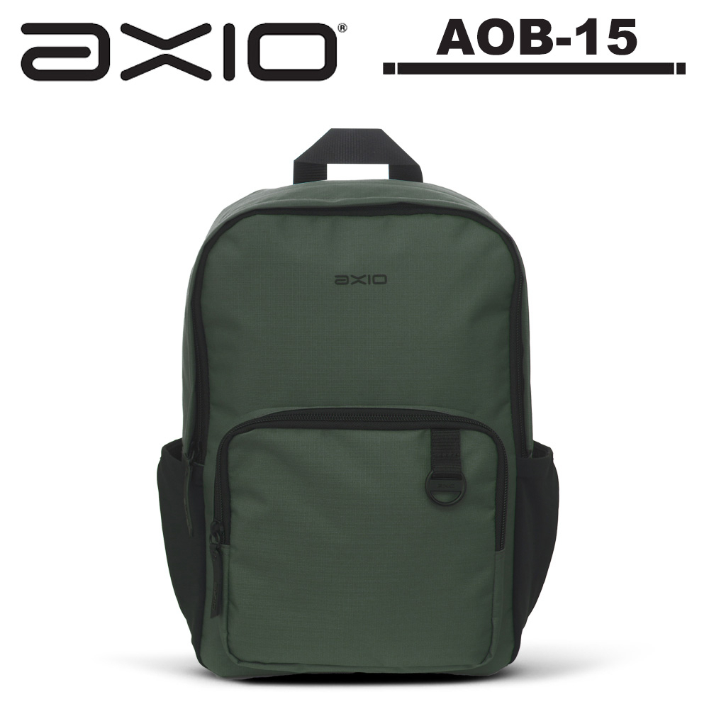 AXIO AOB-15 Outdoor Backpack 13吋休閒健行後背包 蒼綠色