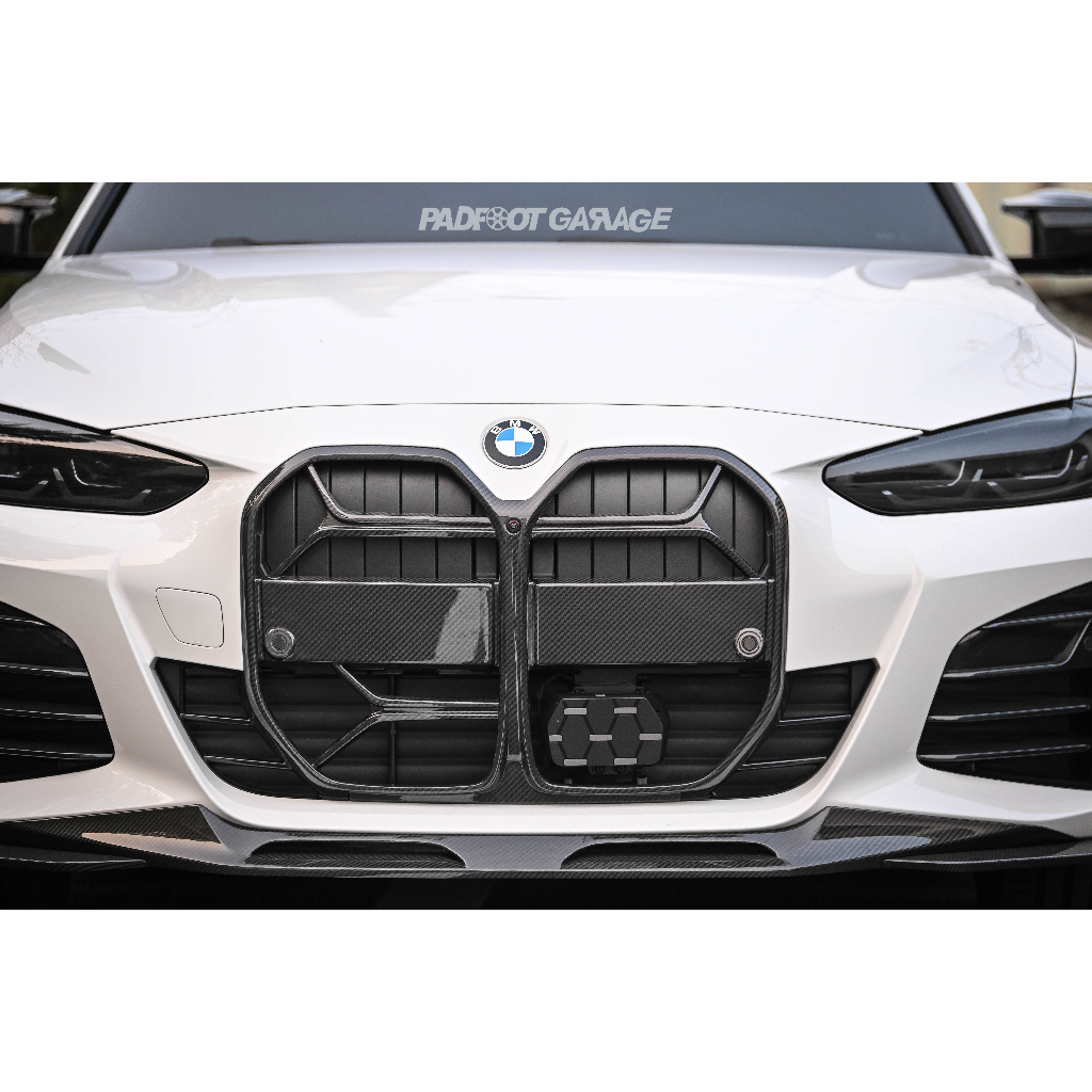 BMW G26 CSL款 熱壓碳纖維 水箱罩 鼻頭 乾式碳纖維 Carbon Grill 420 430 440