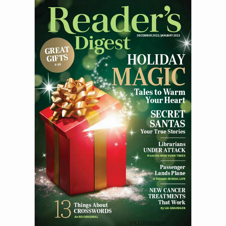 【美國版】《Reader’s Digest USA》2022年合集讀者文摘資訊閱讀靈感摘錄採訪英文學習PDF（全年更新）