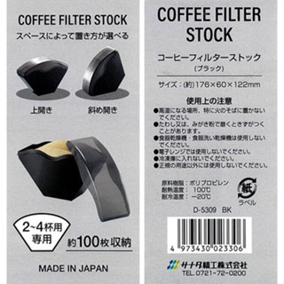 【猿人雜貨】日本製 SANADA 咖啡濾紙盒 咖啡濾紙 濾紙 收納盒 咖啡備品 濾紙專用收納盒