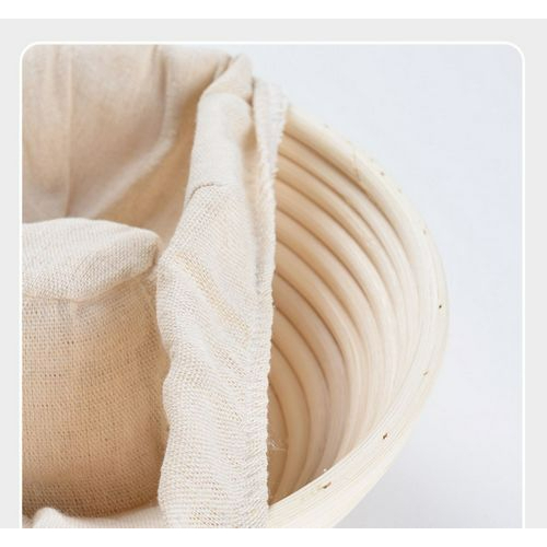 【頑皮猴樂園】圓形 麵包發酵籃的（襯布） 歐式麵包發酵藤籃襯布