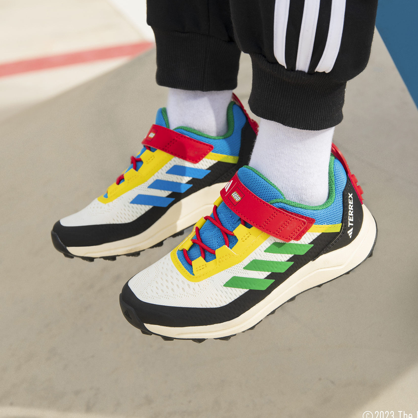 adidas   LEGO X TERREX AGRAVIC FLOW 運動鞋 中童 大童 女生 白綠紅  HQ3505