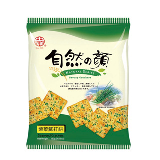 【春宇】中祥自然顏紫菜蘇打餅乾-量販包 280g