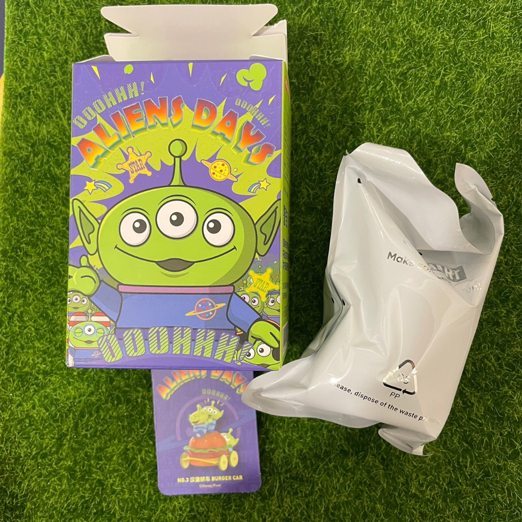 [盒玩便宜出清] 三眼怪 Days系列 漢堡 Pixar POPMART 泡泡瑪特 三眼仔 轎車 盒玩 盲盒 盒抽 全新