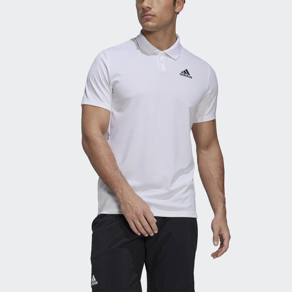 adidas 愛迪達 Club Pique Polo 男 短袖 POLO衫 運動 網球吸濕 排汗 亞洲版 白HB8036