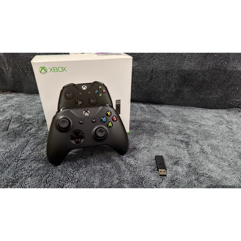 玩家自用 Xbox 控制器 + 適用於 Windows 10 的無線轉接器 360 無線 手把 把手 中古 二手