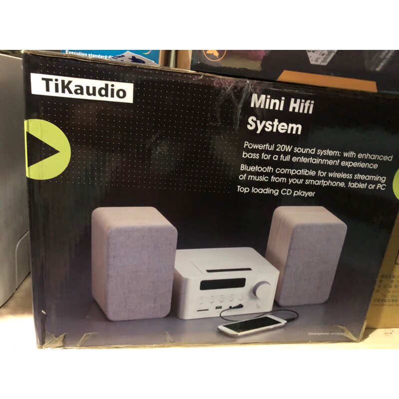 全新品  Tikaudio TW-SP/CD1 藍芽床頭音響