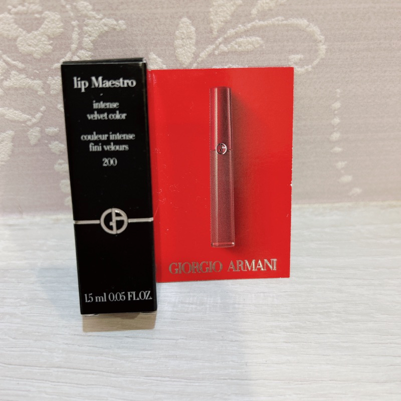Armani奢華絲絨訂製唇萃200精巧版1.5ml