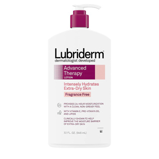 放心 GO~ Lubriderm 無香型保濕乳液 含維生素 E 和維生素原 B5 強效保 超大瓶 946ML