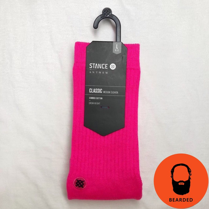 【 🇺🇸大鬍子美國襪子選品 】STANCE - ICON ANTHEM CREW SOCKS經典亮色系列街頭休閒長襪