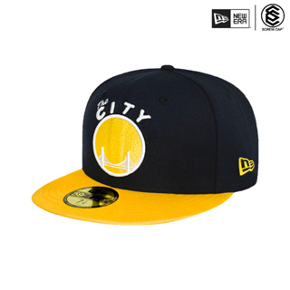 NEW ERA 59FIFTY 5950 NBA 金州 勇士 勇士隊 深藍/黃 棒球帽 鴨舌帽 ⫷ScrewCap⫸